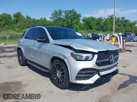 2020 Mercedes-Benz GLE 350 with VIN 4JGFB4KB3LA060178, listed as a IAAI auction lot 42264853 with 83,414 mi miles and . Bid and sale history available at DreamBid. Image 1.