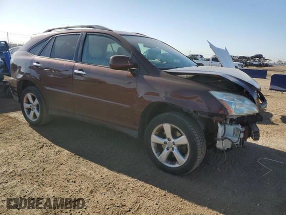 2008 Lexus RX with VIN JTJHK31U682044520, listed as a Copart auction lot 52743375 with 133,081 mi miles and Salvage Title. Bid and sale history available at carsss.com. Image 4.