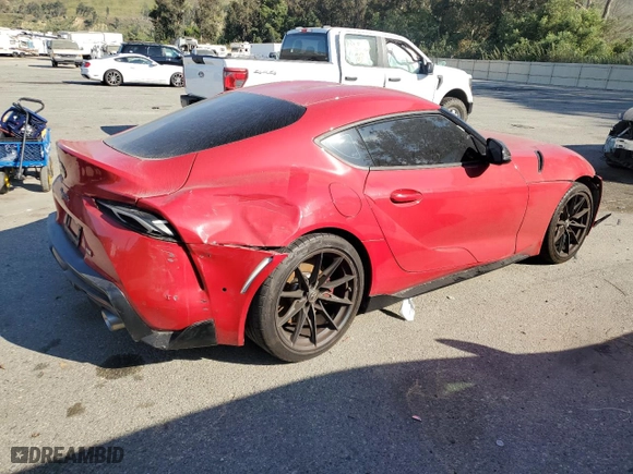 2023 Toyota GR Supra 3.0 with VIN WZ1DB0G04PW055139, listed as a Copart auction lot 61409954 with 14,025 mi miles and Clean Title. Bid and sale history available at carsss.com. Image 3.