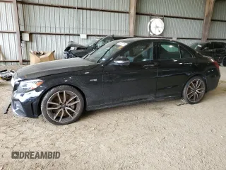 2021 Mercedes-Benz C 43 AMG with VIN W1KWF6EB8MR619569, listed as a Copart auction lot 69717214 with Not provided miles and Salvage title. Bid and sale history available at DreamBid. Image 1.