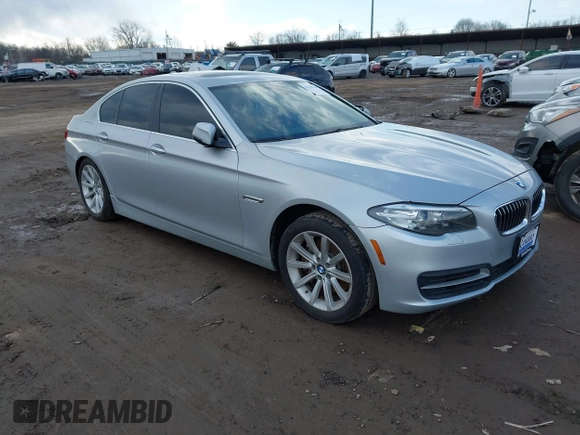 2014 BMW 5 Series 535i xDrive with VIN WBA5B3C52ED537121, listed as a IAAI auction lot 41678763 with 126,979 mi miles and . Bid and sale history available at carsss.com. Image 1.