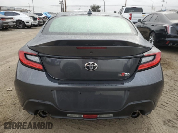 2023 Toyota GR86 Premium with VIN JF1ZNBE18P9766480, listed as a Copart auction lot 82883984 with 8,887 mi miles and Salvage Title. Bid and sale history available at carsss.com. Image 6.