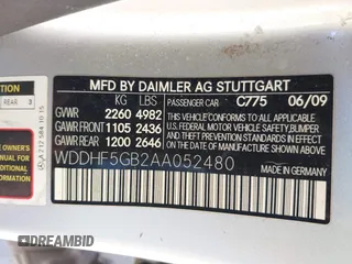 2010 Mercedes-Benz E 350 Luxury z VIN WDDHF5GB2AA052480, wystawiony jako IAAI lot #41361531 z przebiegiem 154 443 mil mil oraz . Historia ofert i sprzedaży dostępna na DreamBid. Obrazek 9.