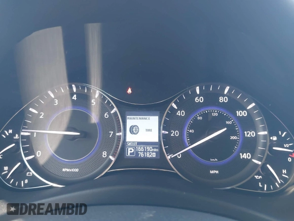 2018 Infiniti QX80 with VIN JN8AZ2NF2J9665048, listed as a IAAI auction lot 41791793 with 166,190 mi miles and . Bid and sale history available at DreamBid. Image 7.