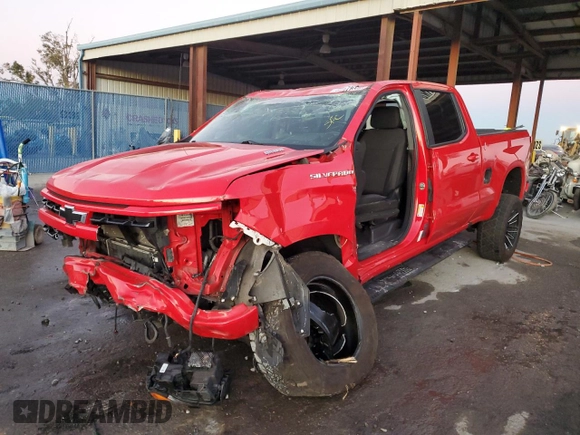2022 Chevrolet Silverado 1500 RST with VIN 1GCUDEET3NZ516474, listed as a Copart auction lot 82578894 with 40,742 mi miles and Non Repairable. Bid and sale history available at DreamBid. Image 1.