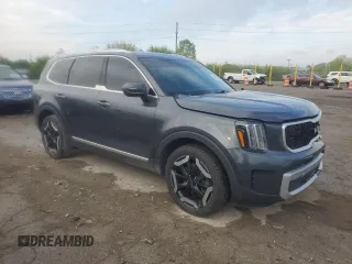 2023 Kia Telluride EX with VIN 5XYP34GC9PG377508, listed as a Copart auction lot 55575655 with 52,047 mi miles and Salvage title. Bid and sale history available at DreamBid. Image 4.