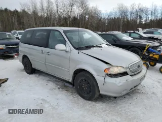 2005 Kia Sedona LX with VIN KNDUP131656722701, listed as a Copart auction lot 41604655 with 160,793 mi miles and Salvage Title. Bid and sale history available at carsss.com. Image 4.