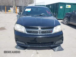 2013 Dodge Avenger SE with VIN 1C3CDZABXDN540331, listed as a IAAI auction lot 41889003 with 163,006 mi miles. Bid and sale history available at carsss.com. Image 6.