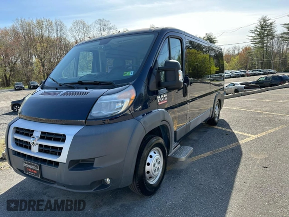 2014 Ram ProMaster Cargo with VIN 3C6TRVAGXEE124326, listed as a Copart auction lot 55213065 with 48,334 mi miles and Clean Title. Bid and sale history available at carsss.com. Image 1.