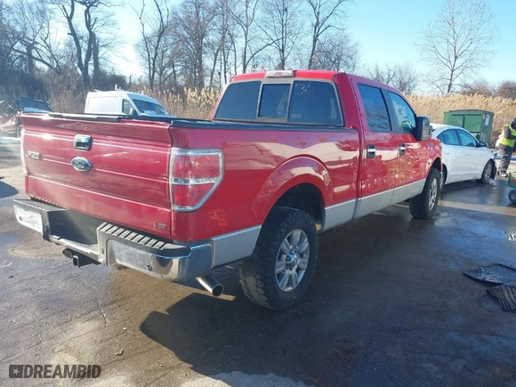 2010 Ford F-150 XL with VIN 1FTFW1EVXAFA40670, listed as a IAAI auction lot 41235037 with 276,256 mi miles. Bid and sale history available at carsss.com. Image 4.