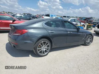 2019 Genesis G70 3.3T Advanced with VIN KMTG34LE1KU021425, listed as a Copart auction lot 72706024 with 56,825 mi miles and Salvage Title. Bid and sale history available at carsss.com. Image 3.