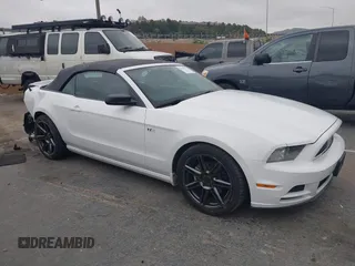 2014 Ford Mustang V6 with VIN 1ZVBP8EM8E5333696, listed as a IAAI auction lot 42042132 with 58,300 mi miles. Bid and sale history available at carsss.com. Image 1.