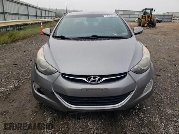 2012 Hyundai Elantra Limited with VIN KMHDH4AE7CU260576, listed as a Copart auction lot 57250045 with 148,418 mi miles and Salvage title. Bid and sale history available at DreamBid. Image 5.