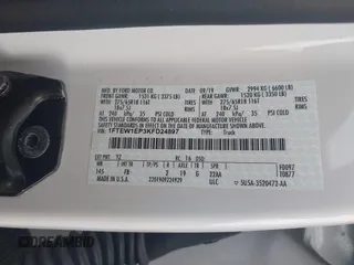 2019 Ford F-150 XL с VIN 1FTEW1EP3KFD24897, выставлен на аукционе IAAI как лот 42546399 с пробегом 137 717 миль миль и . История ставок и продаж доступна на DreamBid. Изображение 9.