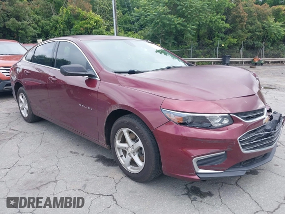 2016 Chevrolet Malibu LS with VIN 1G1ZB5ST8GF182309, listed as a IAAI auction lot 42392810 with 110,289 mi miles and . Bid and sale history available at DreamBid. Image 1.