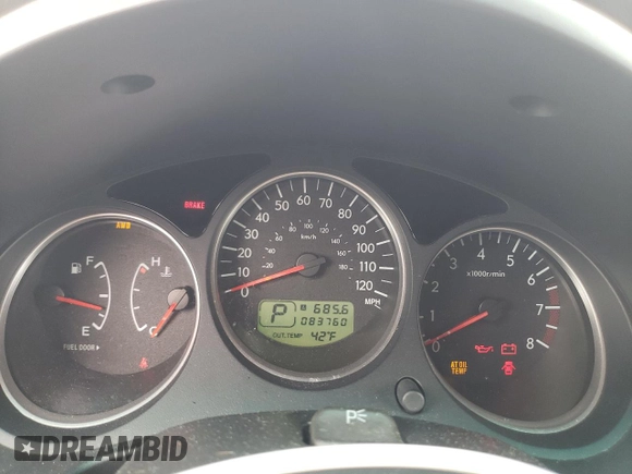 2007 Subaru Forester X w/Premium Pkg with VIN JF1SG65637H705915, listed as a Copart auction lot 45704985 with 83,760 mi miles and Salvage Title. Bid and sale history available at carsss.com. Image 9.