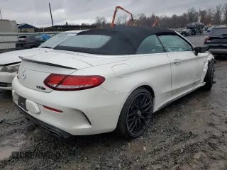 2017 Mercedes-Benz C 63 AMG with VIN WDDWK8GB0HF523852, listed as a Copart auction lot 83946354 with 32,202 mi miles and Salvage title. Bid and sale history available at DreamBid. Image 3.