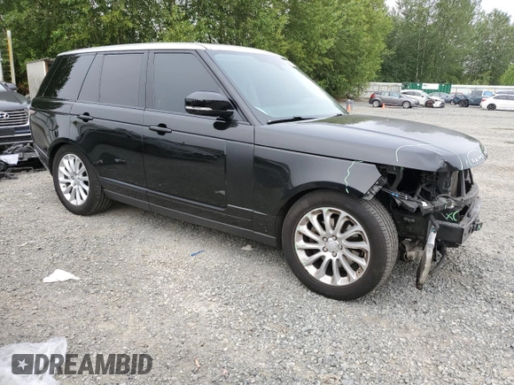 2018 Land Rover Range Rover HSE with VIN SALGS2RKXJA384818, listed as a Copart auction lot 59810145 with 77,855 mi miles and Salvage title. Bid and sale history available at DreamBid. Image 4.