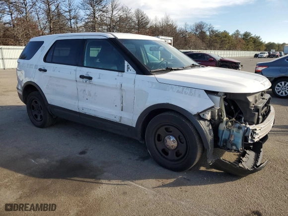 2017 Ford Police Interceptor Utility with VIN 1FM5K8AR6HGD66667, listed as a Copart auction lot 47183715 with 116,209 mi miles and Clean Title. Bid and sale history available at carsss.com. Image 4.