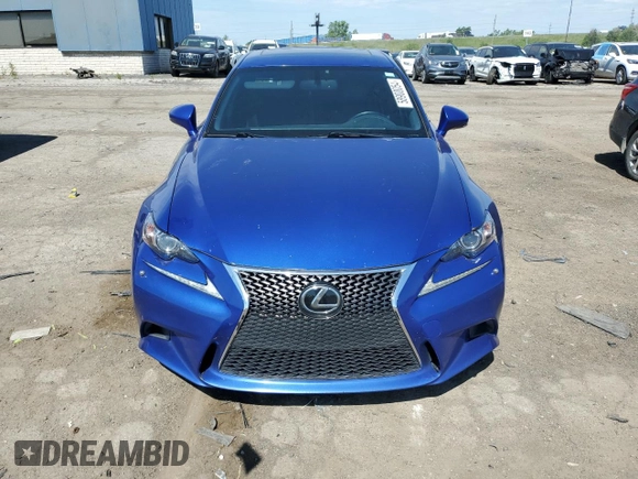 2015 Lexus IS 350 with VIN JTHCE1D22F5009910, listed as a Copart auction lot 58900054 with 107,331 mi miles and Clean Title. Bid and sale history available at DreamBid. Image 5.