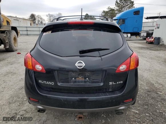 2010 Nissan Murano LE with VIN JN8AZ1MW8AW133297, listed as a Copart auction lot 52242125 with 190,658 mi miles and Clean Title. Bid and sale history available at carsss.com. Image 6.