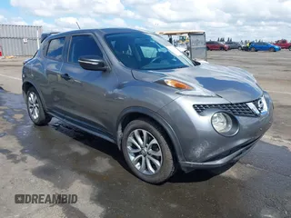 2015 Nissan Juke S with VIN JN8AF5MRXFT513258, listed as a IAAI auction lot 42213721 with 91,972 mi miles and . Bid and sale history available at DreamBid. Image 1.