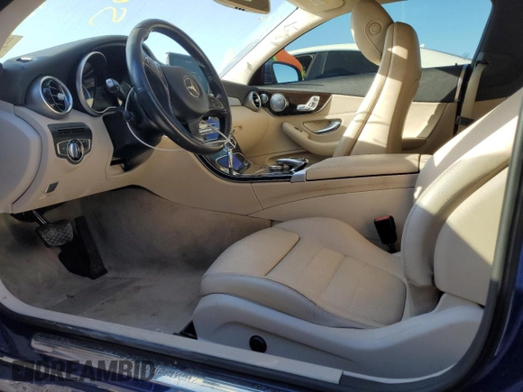 2017 Mercedes-Benz C 300 with VIN WDDWJ4JB9HF326473, listed as a Copart auction lot 89351185 with 78,361 mi miles and Clean Title. Bid and sale history available at carsss.com. Image 7.