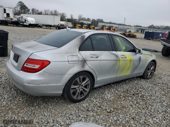 2014 Mercedes-Benz C-Class C 250 Sport with VIN WDDGF4HB7EG250155, listed as a Copart auction lot 44680185 with NaN miles and Salvage Title. Bid and sale history available at carsss.com. Image 3.