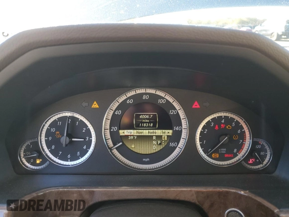 2011 Mercedes-Benz E 350 Luxury with VIN WDDHH8HB7BA496675, listed as a Copart auction lot 44751065 with 118,318 mi miles and Salvage Title. Bid and sale history available at DreamBid. Image 9.