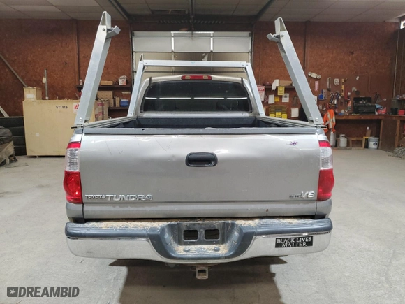 2005 Toyota Tundra SR5 with VIN 5TBET341X5S480417, listed as a Copart auction lot 50721525 with 166,474 mi miles and Salvage Title. Bid and sale history available at carsss.com. Image 6.
