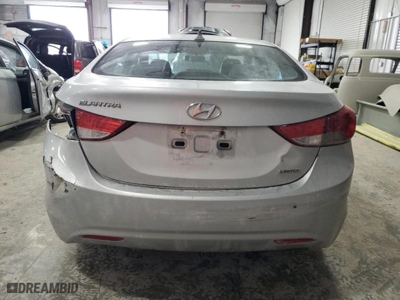 2012 Hyundai Elantra GLS with VIN KMHDH4AE7CU418513, listed as a Copart auction lot 45857715 with 146,298 mi miles and Salvage Title. Bid and sale history available at carsss.com. Image 6.