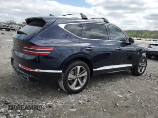2024 Genesis GV80 with VIN KMUHCESC0RU201849, listed as a Copart auction lot 52425295 with 4,747 mi miles and Salvage title. Bid and sale history available at DreamBid. Image 3.