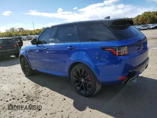 2021 Land Rover Range Rover Sport HST with VIN SALWS2RU7MA749862, listed as a Copart auction lot 75687494 with 62,365 mi miles and Salvage Title. Bid and sale history available at carsss.com. Image 2.