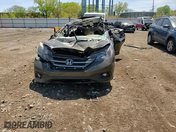 2014 Honda CR-V EX with VIN 5J6RM4H56EL093691, listed as a Copart auction lot 56348585 with Not provided miles and Salvage title. Bid and sale history available at DreamBid. Image 13.