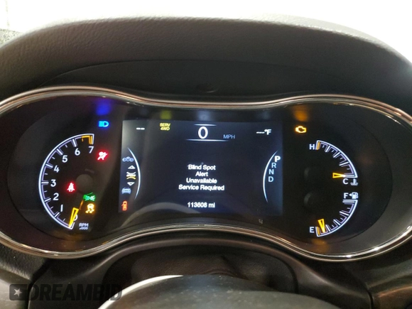 2018 Jeep Grand Cherokee Limited with VIN 1C4RJFBG8JC107427, listed as a Copart auction lot 46916375 with 113,608 mi miles and Salvage Title. Bid and sale history available at DreamBid. Image 9.