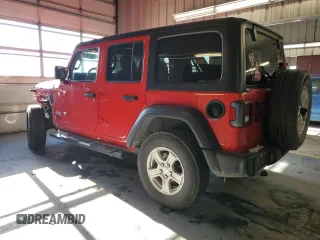 2021 Jeep Wrangler Unlimited Sport Altitude with VIN 1C4HJXDN3MW645713, listed as a Copart auction lot 86292884 with 58,072 mi miles and Salvage title. Bid and sale history available at DreamBid. Image 2.