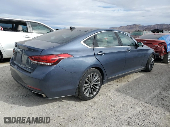 2016 Hyundai Genesis 3.8L with VIN KMHGN4JE8GU113288, listed as a Copart auction lot 39217054 with 88,798 mi miles. Bid and sale history available at carsss.com. Image 3.
