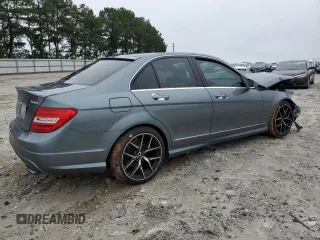 2012 Mercedes-Benz C 300 Sport with VIN WDDGF8BB9CR204182, listed as a Copart auction lot 58328205 with 131,435 mi miles and Salvage title. Bid and sale history available at DreamBid. Image 3.
