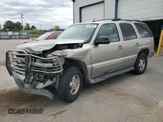 2002 Chevrolet Tahoe LS with VIN 1GNEK13Z12J268124, listed as a Copart auction lot 55794695 with Not provided miles and Salvage title. Bid and sale history available at DreamBid. Image 1.
