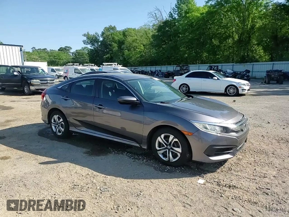 2016 Honda Civic LX with VIN 19XFC2F59GE000676, listed as a Copart auction lot 52915665 with 52,891 mi miles and Salvage Title. Bid and sale history available at carsss.com. Image 13.