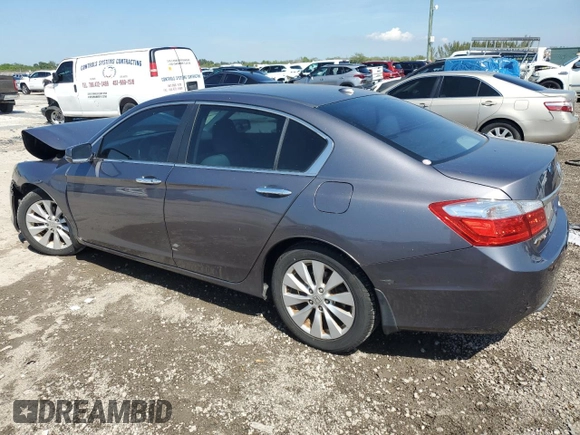 2014 Honda Accord Sedan EX-L with VIN 1HGCR2F84EA260965, listed as a Copart auction lot 50550275 with 39,573 mi miles and Salvage Title. Bid and sale history available at carsss.com. Image 2.