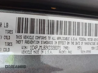 2019 Jeep Cherokee Latitude Plus с VIN 1C4PJMLB2KD328371, выставлен на аукционе IAAI как лот 42143737 с пробегом 98 417 миль миль и . История ставок и продаж доступна на DreamBid. Изображение 9.