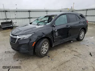 2022 Chevrolet Equinox LS with VIN 2GNAXSEV8N6118545, listed as a Copart auction lot 85047934 with 11,169 mi miles and Salvage Title. Bid and sale history available at carsss.com. Image 1.