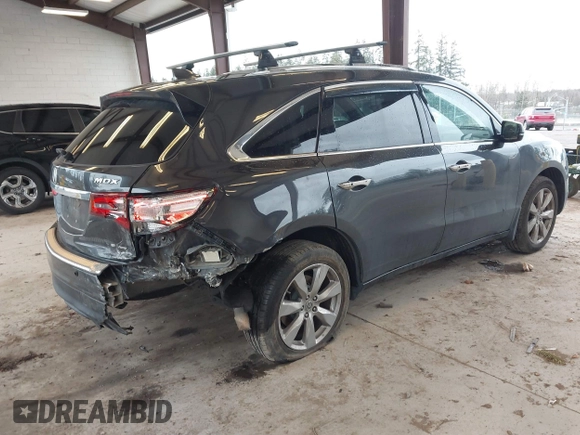 2014 Acura MDX Advance with VIN 5FRYD4H81EB034125, listed as a IAAI auction lot 41603716 with 178,654 mi miles and . Bid and sale history available at carsss.com. Image 4.