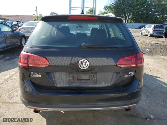 2017 Volkswagen Golf Alltrack S with VIN 3VWH17AU8HM525811, listed as a Copart auction lot 56725174 with 44,184 mi miles and Salvage Title. Bid and sale history available at carsss.com. Image 6.