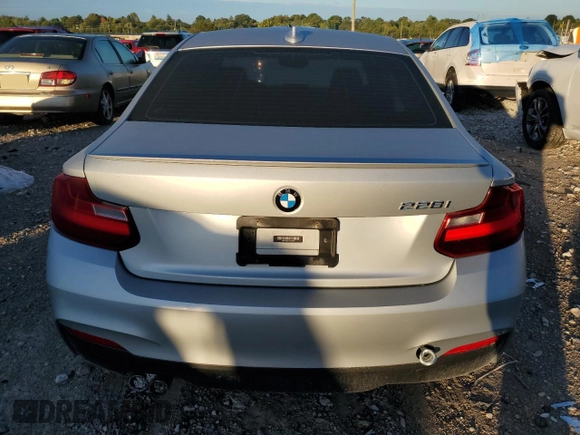 2016 BMW 2 Series 228i with VIN WBA1F5C57GV343907, listed as a Copart auction lot 70606704 with 107,211 mi miles and Salvage title. Bid and sale history available at DreamBid. Image 6.