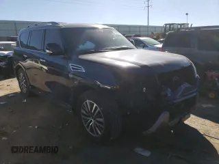 2022 Nissan Armada SL with VIN JN8AY2BB3N9814156, listed as a Copart auction lot 79773334 with 62,860 mi miles and Salvage Title. Bid and sale history available at carsss.com. Image 4.