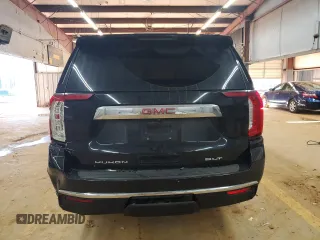 2021 GMC Yukon XL SLT with VIN 1GKS2GKD5MR361239, listed as a Copart auction lot 43741285 with 98,316 mi miles and Salvage Title. Bid and sale history available at carsss.com. Image 6.