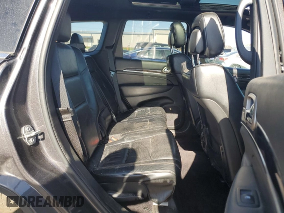 2017 Jeep Grand Cherokee Overland with VIN 1C4RJFCG0HC762612, listed as a Copart auction lot 57400095 with 122,702 mi miles and Salvage title. Bid and sale history available at DreamBid. Image 11.