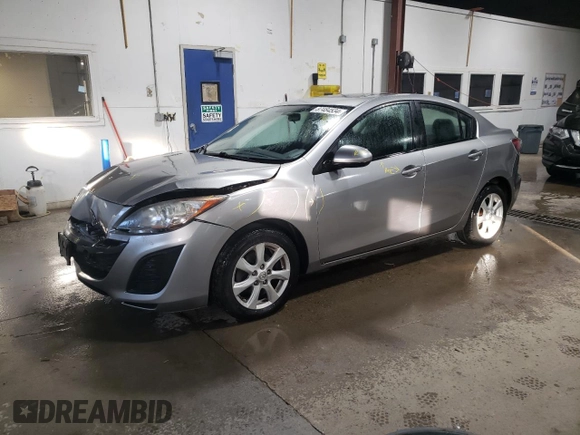 2010 Mazda 3 i SV with VIN JM1BL1SF0A1332815, listed as a Copart auction lot 87484534 with 121,187 mi miles and Salvage Title. Bid and sale history available at DreamBid. Image 1.